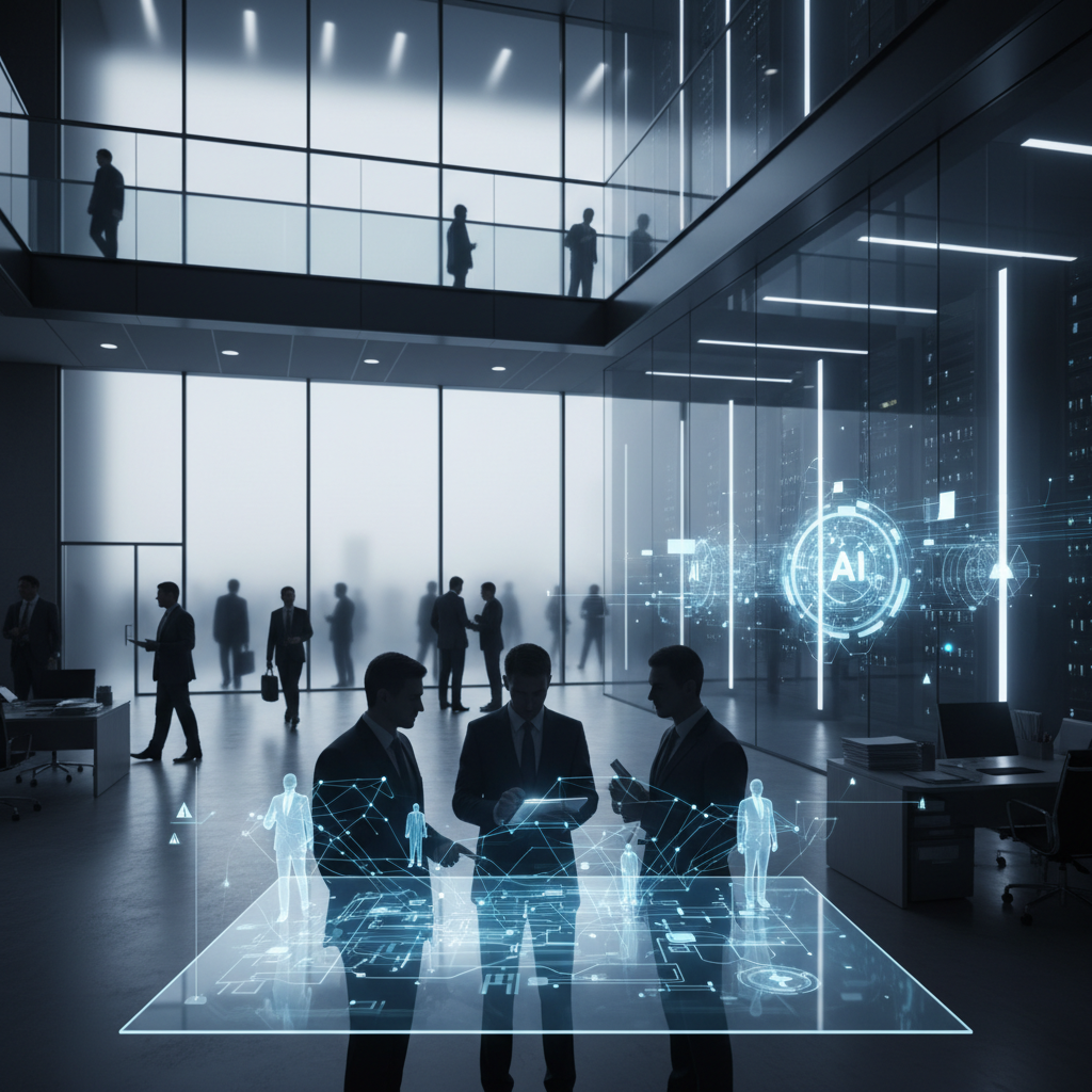 AI-agenter utmanar finansiell revision och styrning – redaktionell illustration