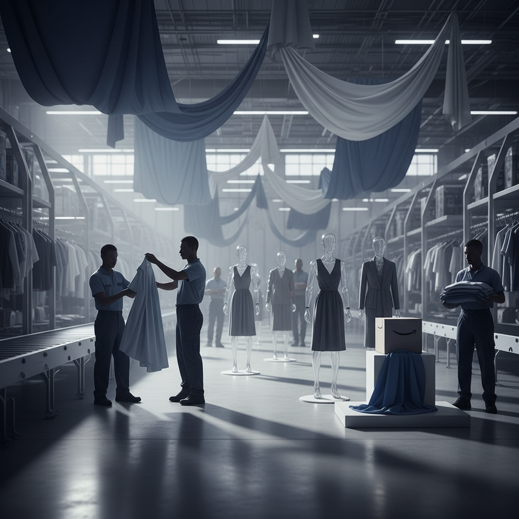 Amazon lanserar "Prime Try Before You Buy" för modeintresserade – redaktionell illustration