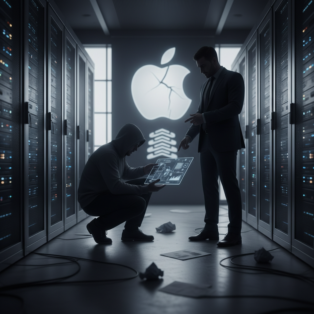 Apple-leverantör drabbad av dataläcka – detaljer om kommande iPhone kan ha spridits – redaktionell illustration