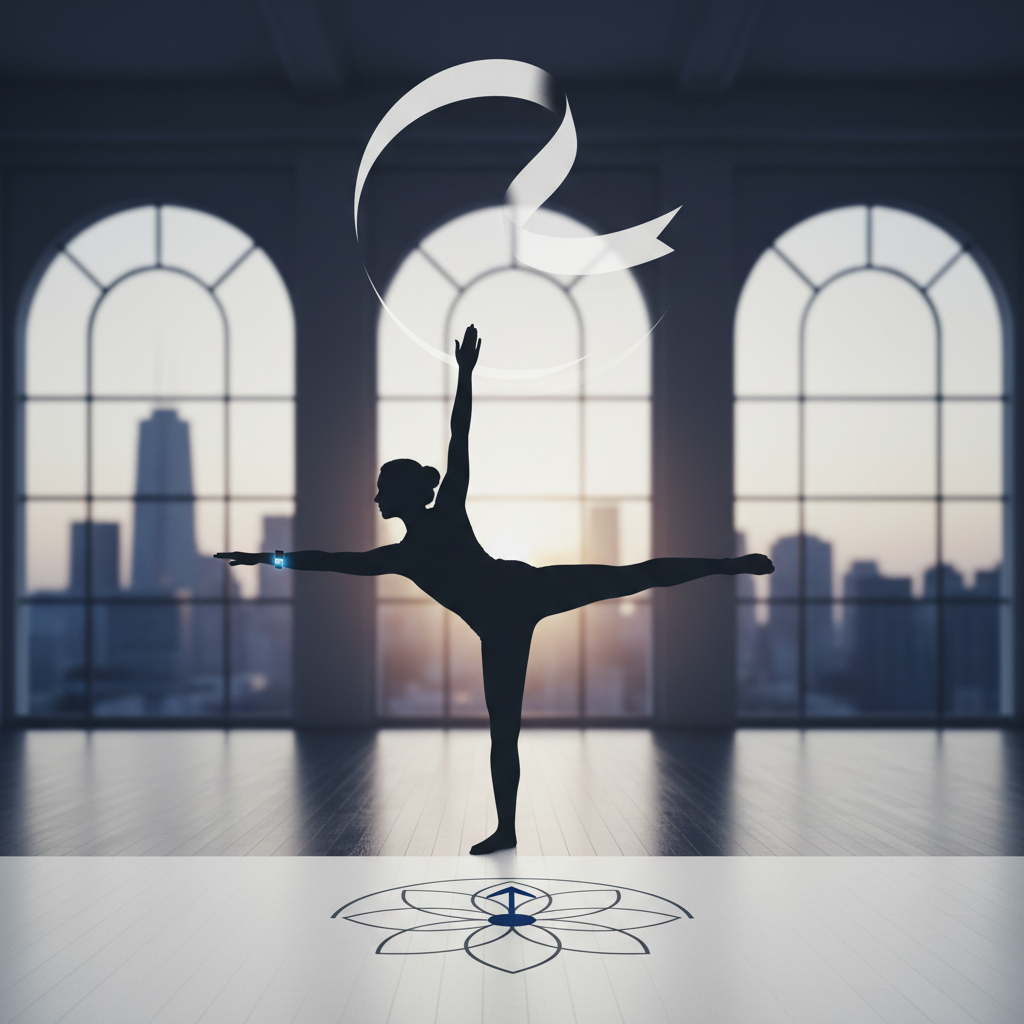 Apple Watch utmanar användare på Internationella Yogadagen – redaktionell illustration