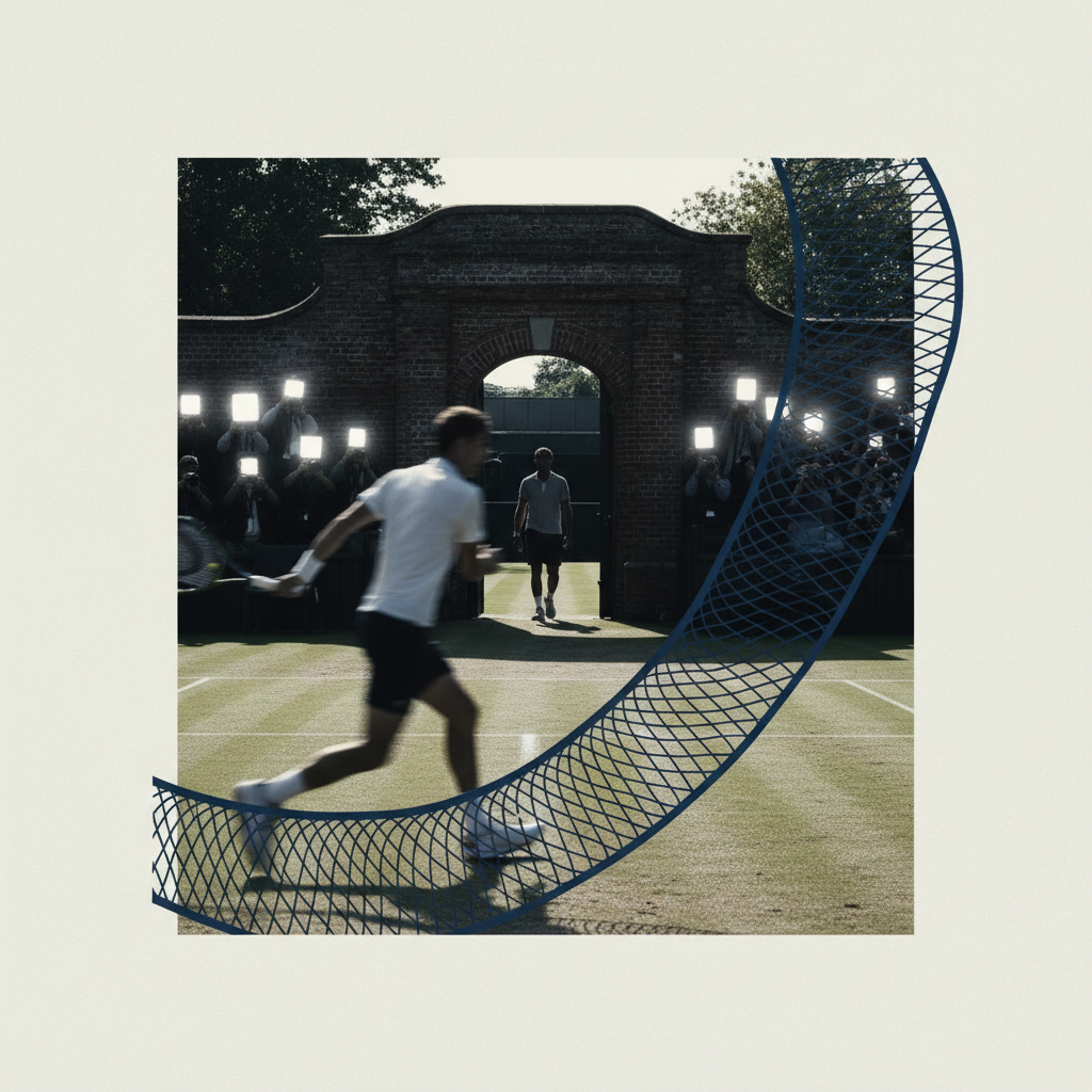 Arthur Fery avancerar till andra veckan i Wimbledon och möter Grigor Dimitrov – redaktionell illustration