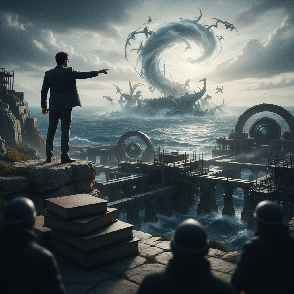 Christopher Nolan siktar på ambitiös filmatisering av "Odysséen" – redaktionell illustration