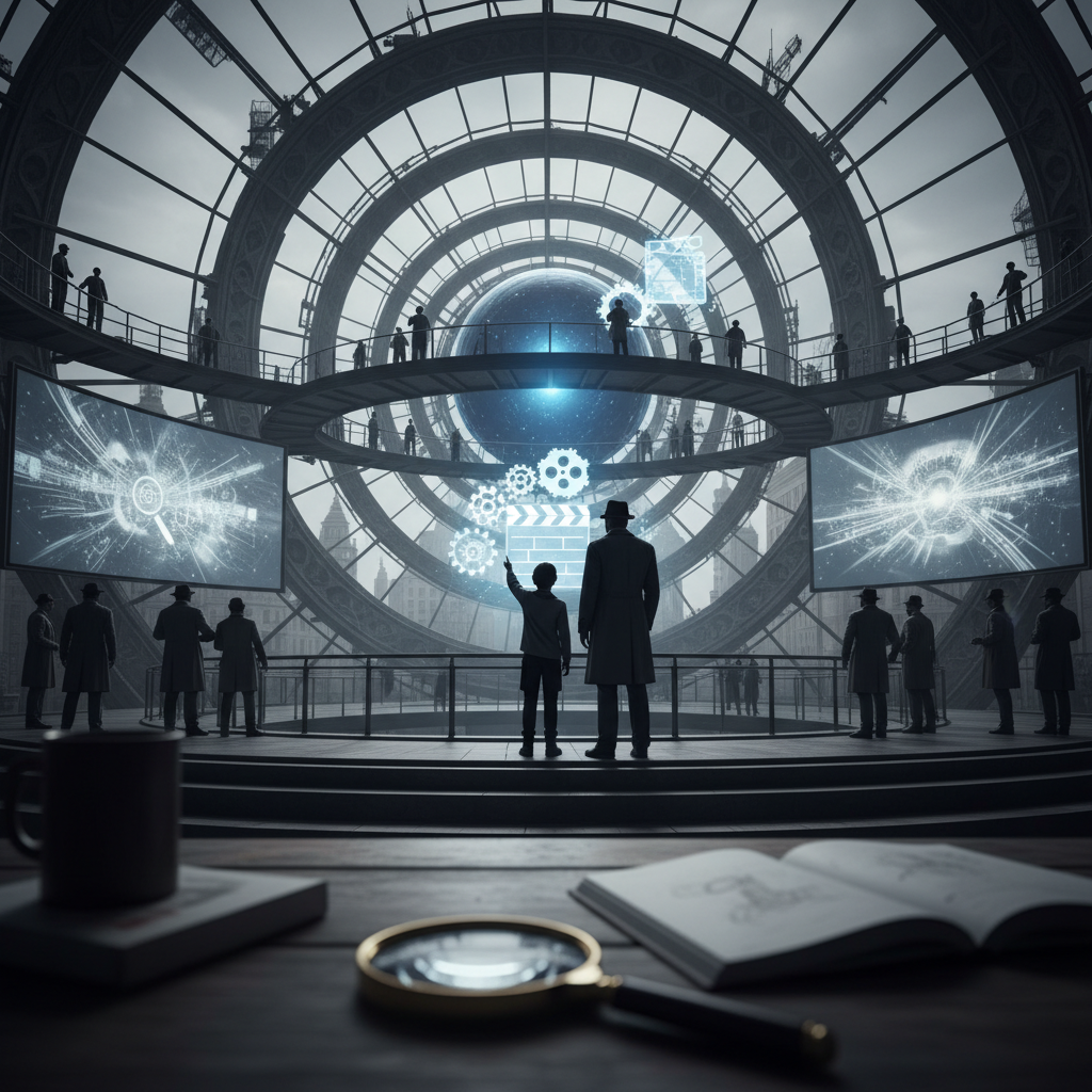 Collider lyfter fram framstående detektiv- och mysterserier – redaktionell illustration