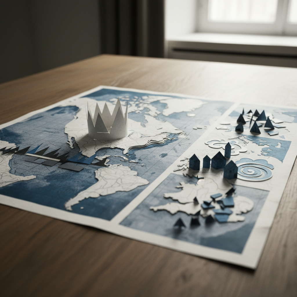 Today's Editorials: Trump's global and domestic impact, UK housing and climate, EU politics – redaktionell illustration
