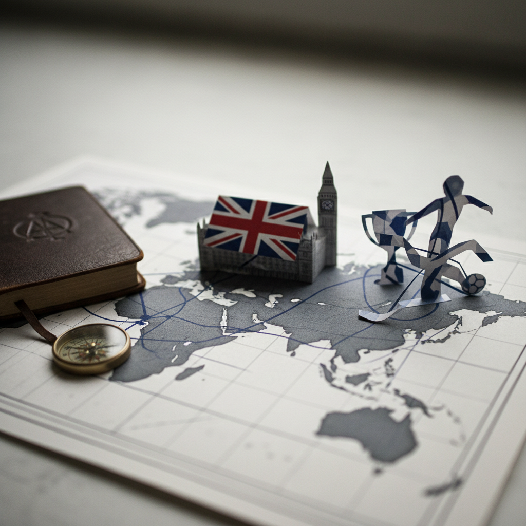 Today's Editorials: Geopolitics, UK Politics, and the Shifting Landscape of Sports & Culture – redaktionell illustration