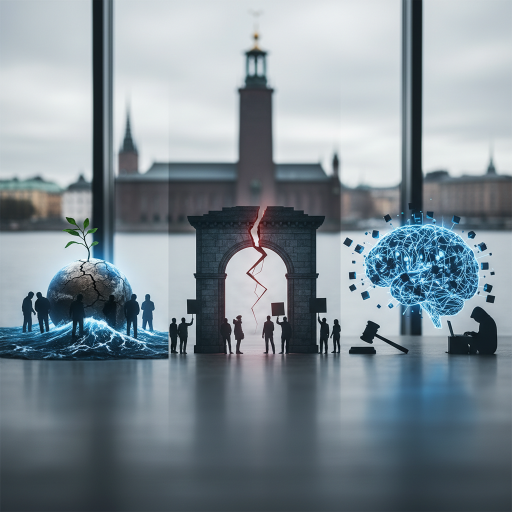 Today's Editorials: Climate Urgency, US Political Divides, and Digital Ethics – redaktionell illustration