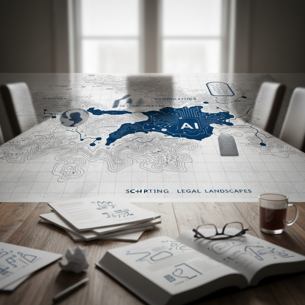 Today's Editorials: Geopolitics, AI, and Shifting Legal Landscapes – redaktionell illustration