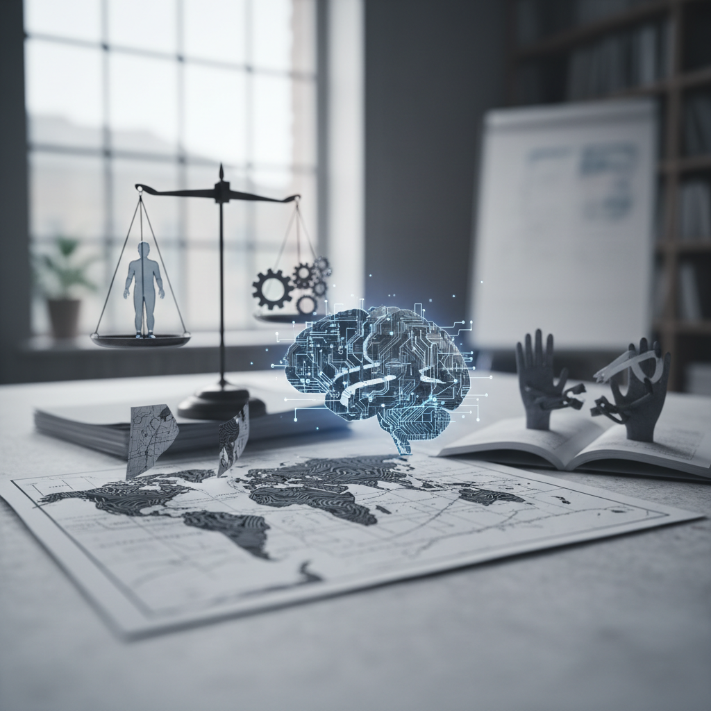 Today's Editorials: Global Power Shifts, AI Ethics, and Social Justice Debates – redaktionell illustration