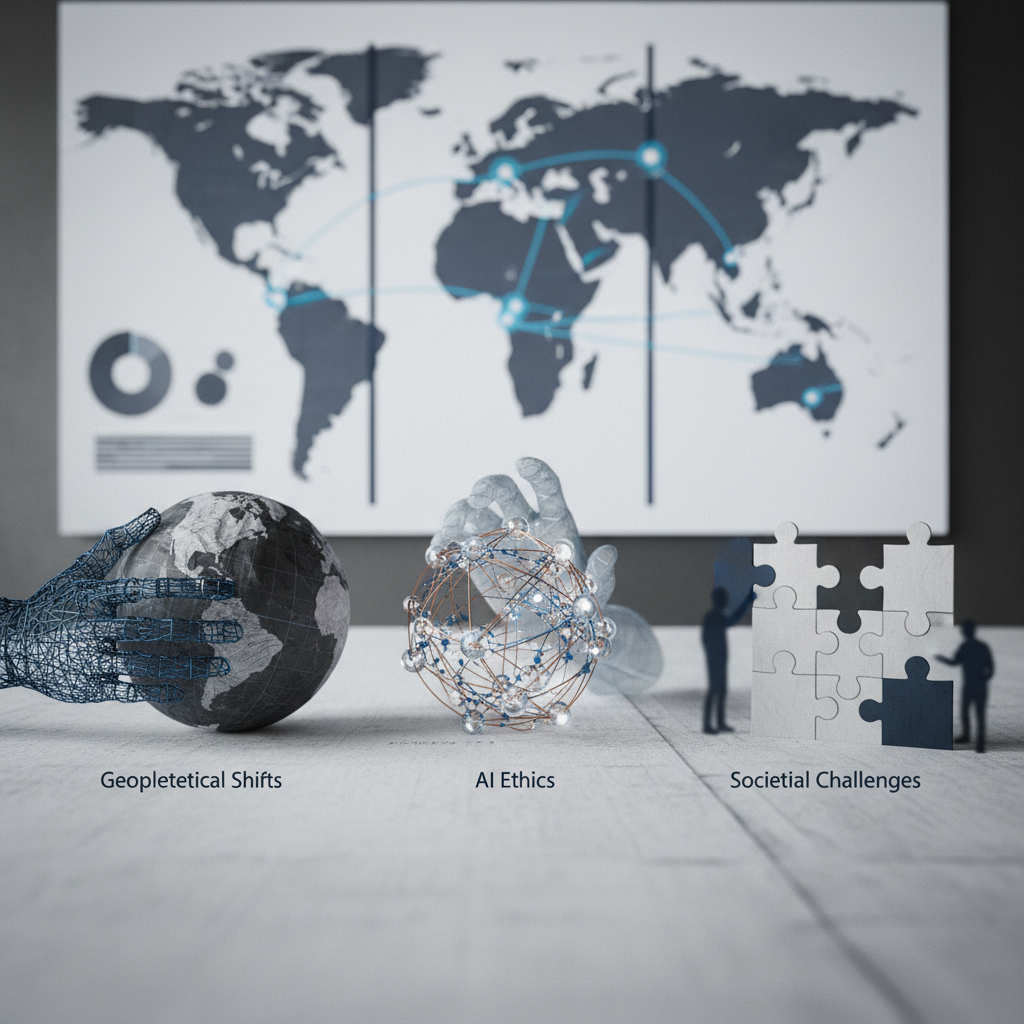 Today's Editorials: Geopolitical Shifts, AI Ethics, and Societal Challenges – redaktionell illustration