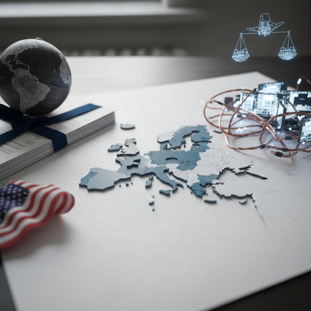 Today's Editorials: Trump's Legal & Political Landscape, European Shifts, and Tech's Ethical Dilemmas – redaktionell illustration