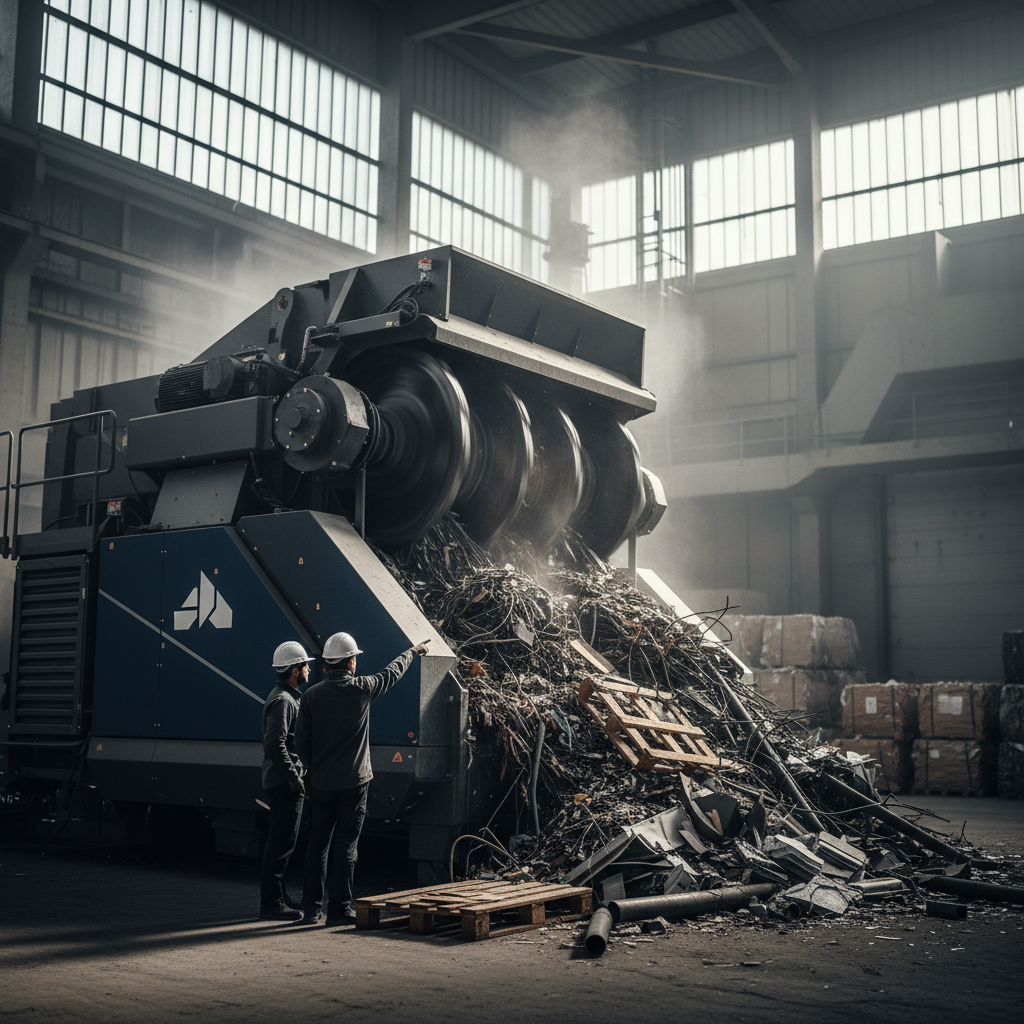 Ecotec lanserar ny långsamgående avfallskvarn för bredare materialhantering – redaktionell illustration