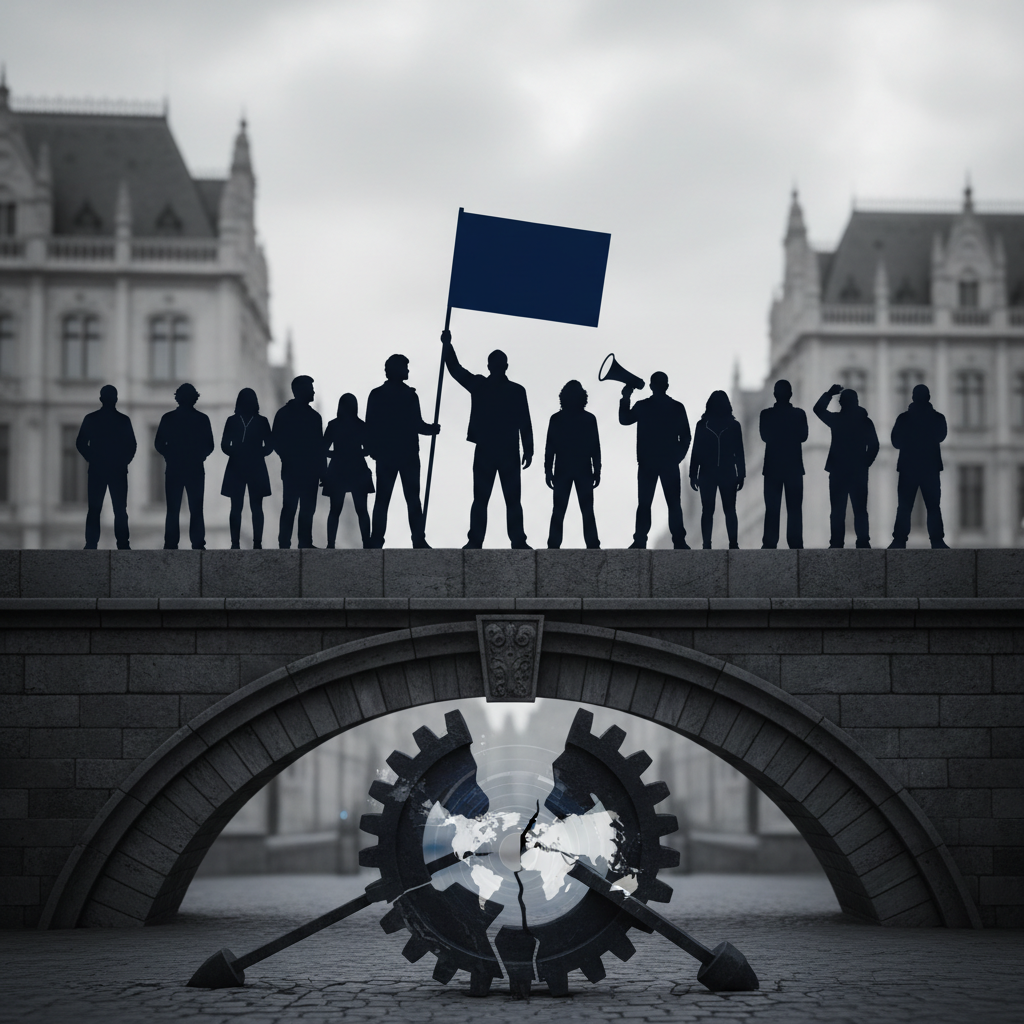 Analysing the Cultural and Strategic Drivers of the Far Right – redaktionell illustration