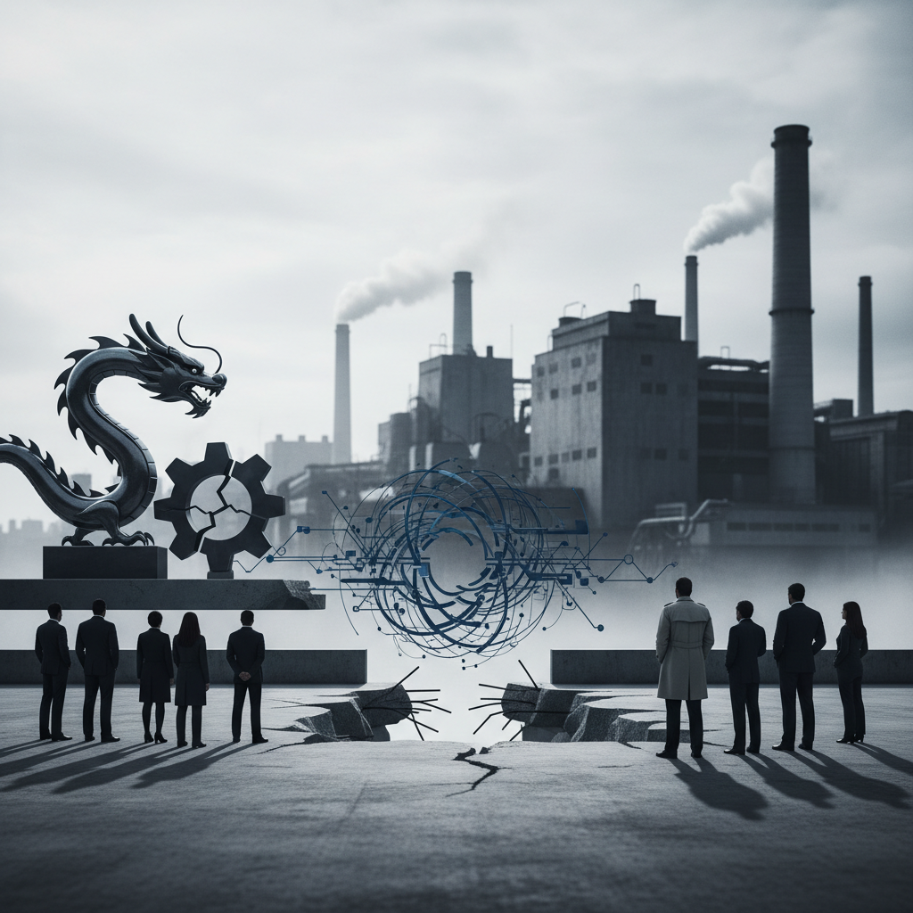 Analyzing the Impact of the China Shock on German Politics and Industry – redaktionell illustration