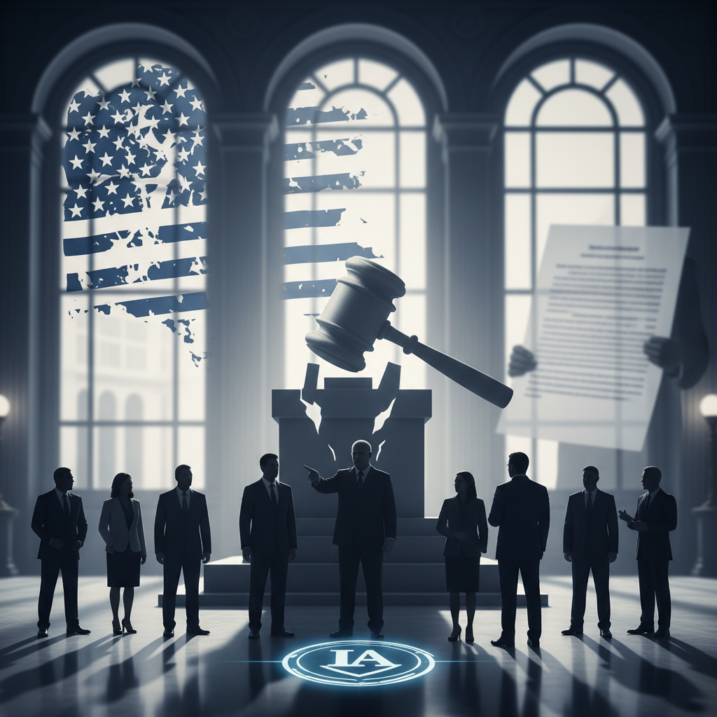 Court Dismisses Lawsuit Over Iowa Pre-Election Poll Accuracy – redaktionell illustration