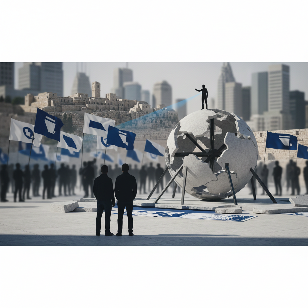 Debating Netanyahu’s UN Address and the Defense of Settlements – redaktionell illustration
