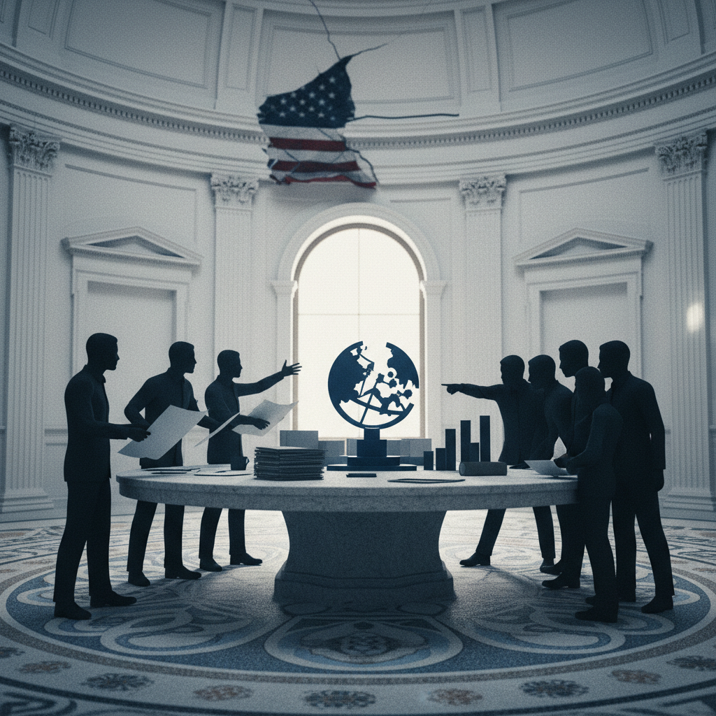 Debating the Future and Funding of the Smithsonian Institution – redaktionell illustration