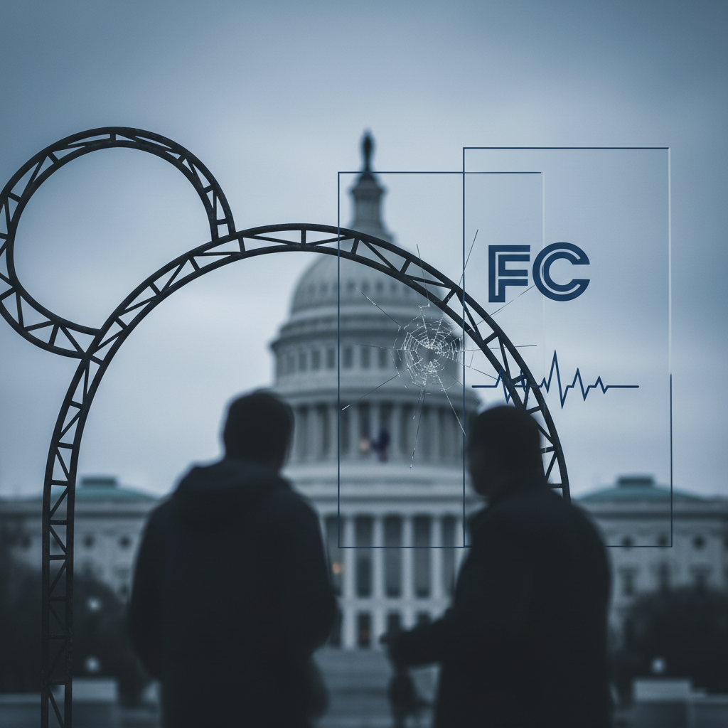 Disney and ABC Challenge FCC Over Alleged Retaliatory Investigations – redaktionell illustration