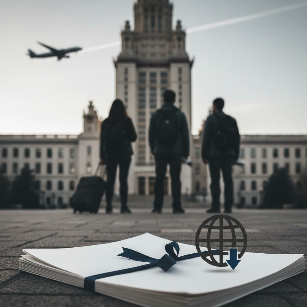 Economic Concerns Rise Over Declining U.S. Tourism and Student Enrollment – redaktionell illustration