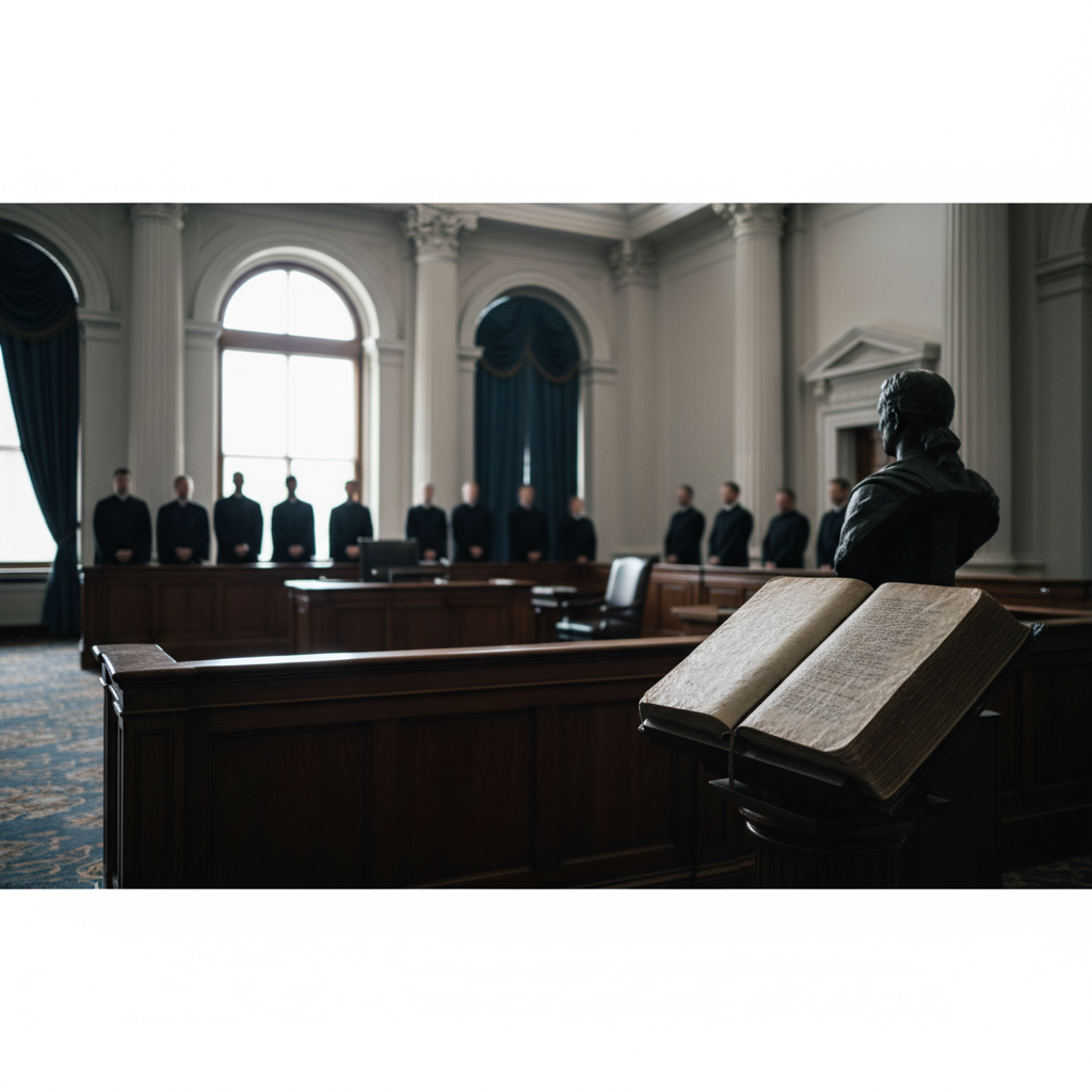 Executive Milestones and Their Lasting Impact on the Supreme Court – redaktionell illustration