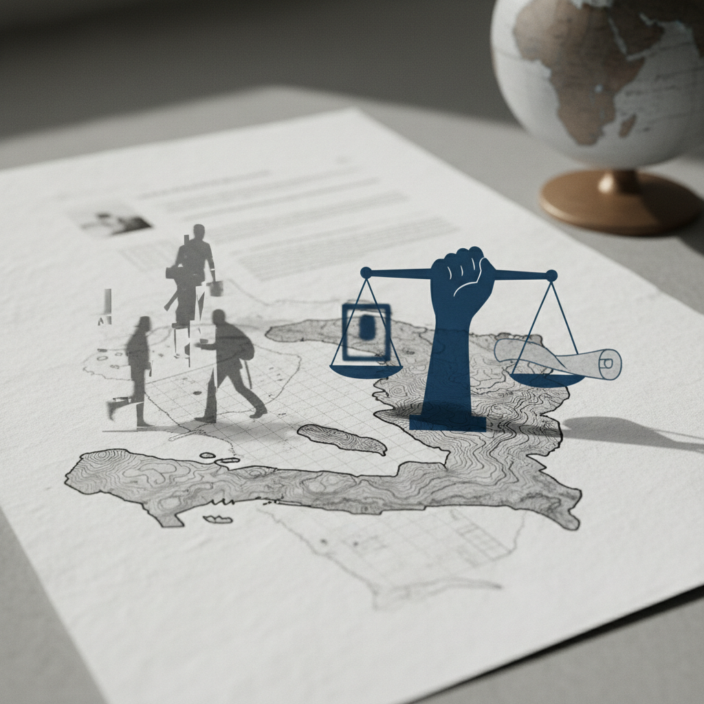 Feasibility and Rights in the Haitian Deportation Debate – redaktionell illustration