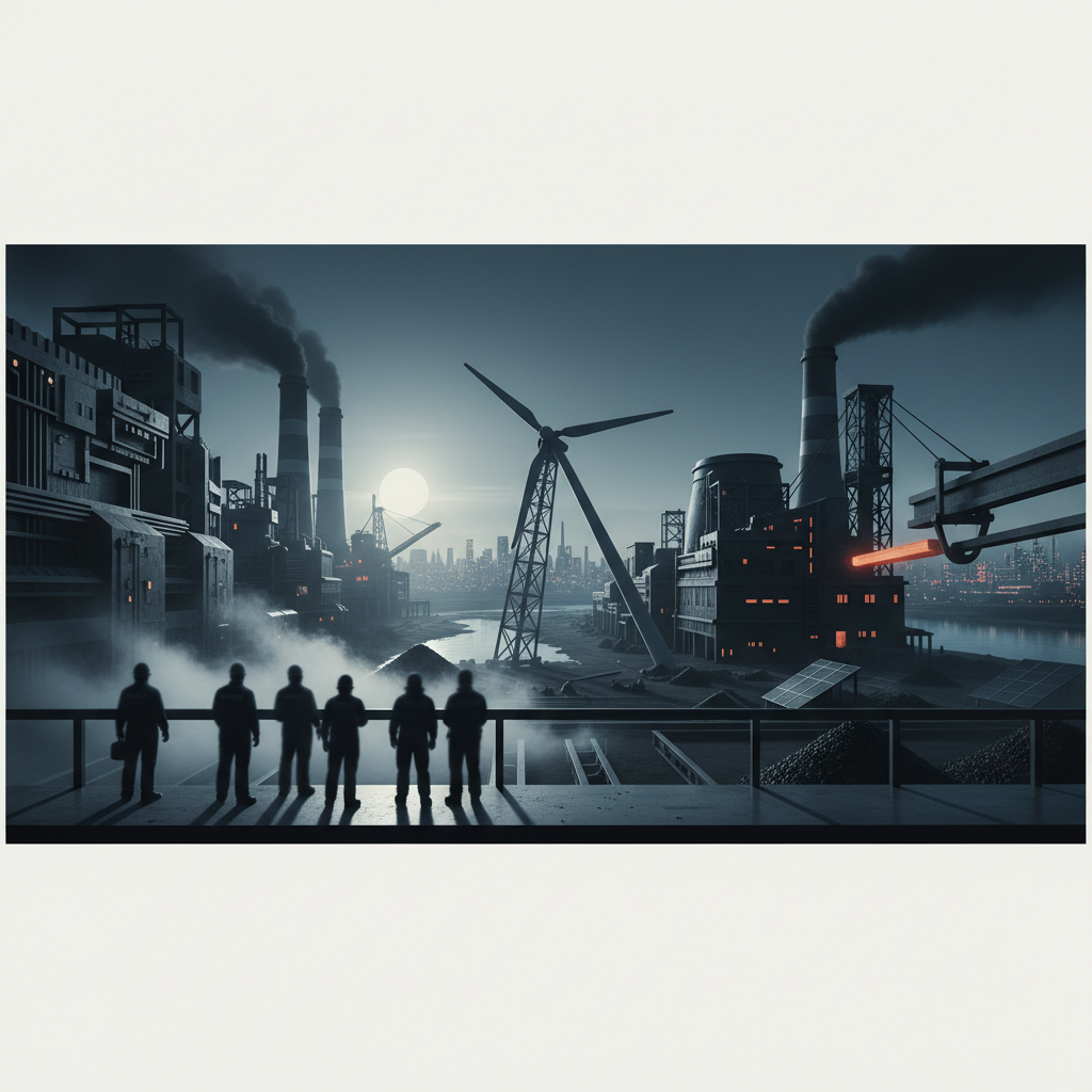 Federal Decarbonization Grants and the Shift to Coal-Based Steel Refurbishment – redaktionell illustration