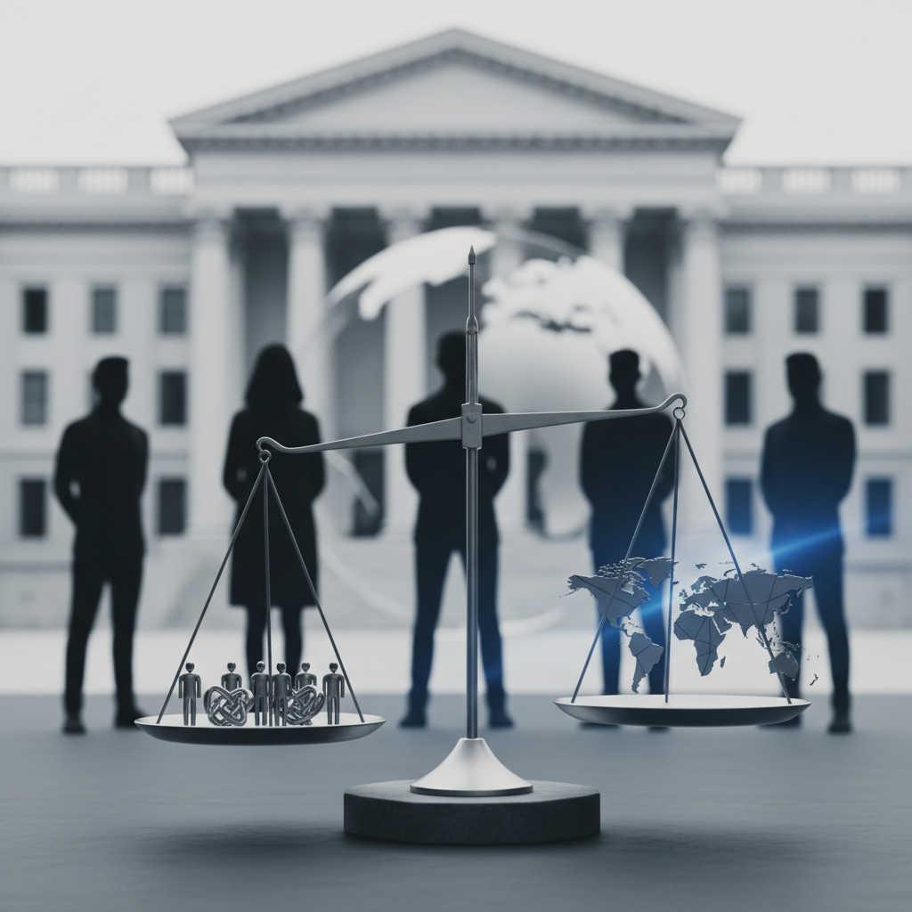 Global Perspectives on the Supreme Court Birthright Citizenship Ruling – redaktionell illustration
