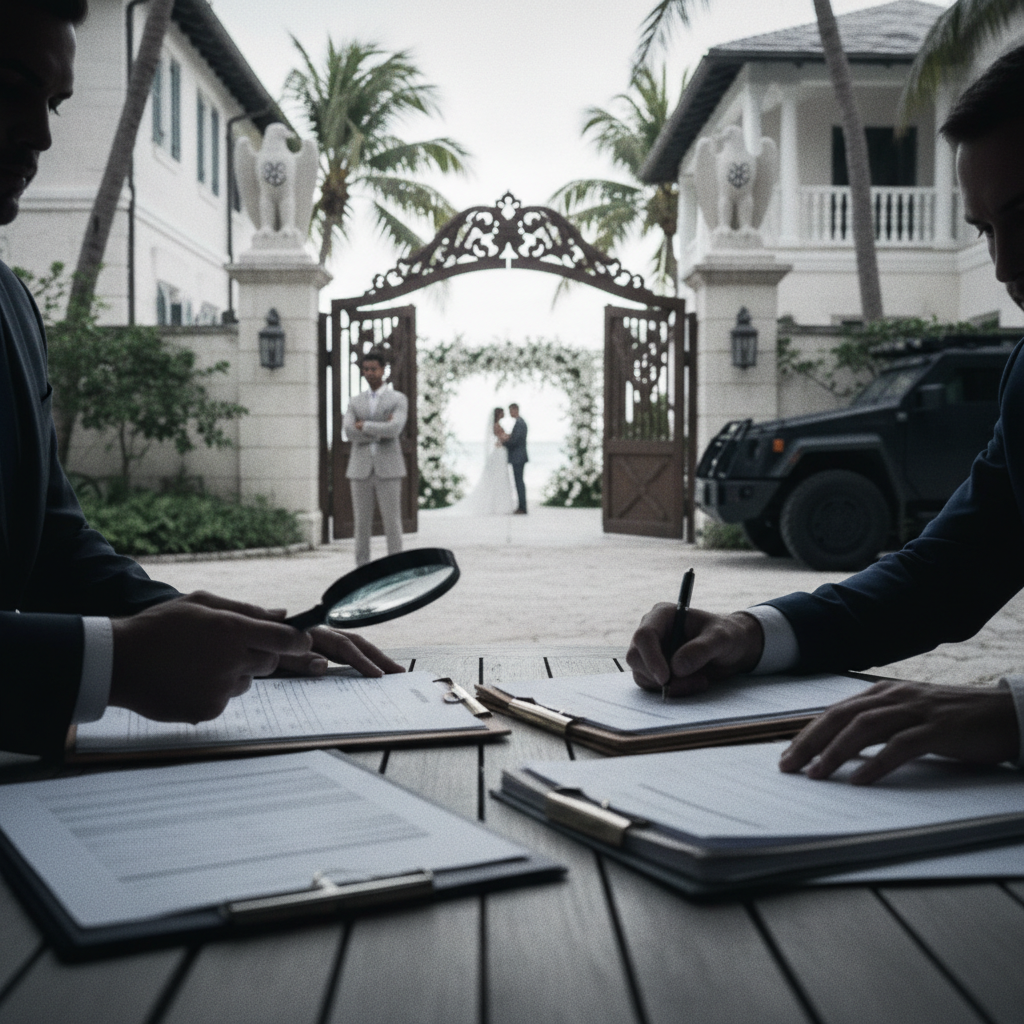 Investigating the Funding of Donald Trump Jr.’s Bahamas Wedding – redaktionell illustration