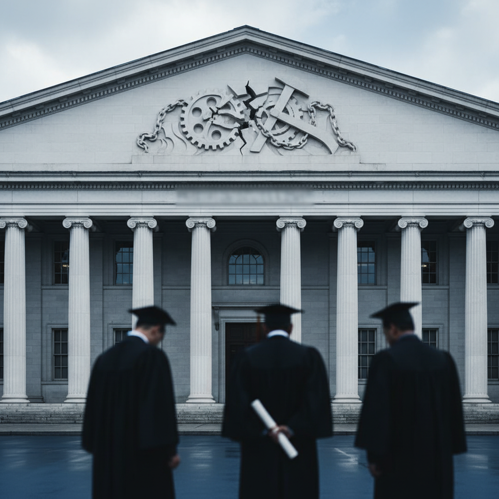 Judicial Rulings Restrict Faculty Influence Over University Governance – redaktionell illustration