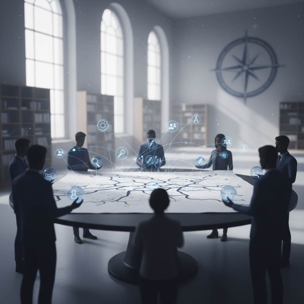 Mapping the Professional Identities of a Niche Readership – redaktionell illustration