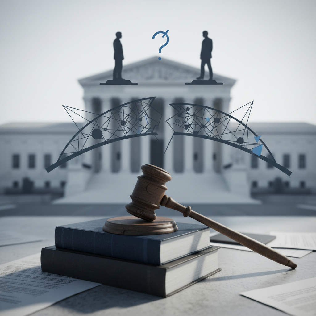Technical Dispute Over APA Applicability in Loper Bright Analysis – redaktionell illustration