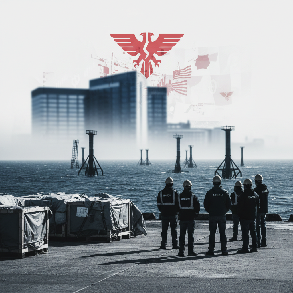 The Economic and Labor Impact of U.S. Offshore Wind Project Cancellations – redaktionell illustration