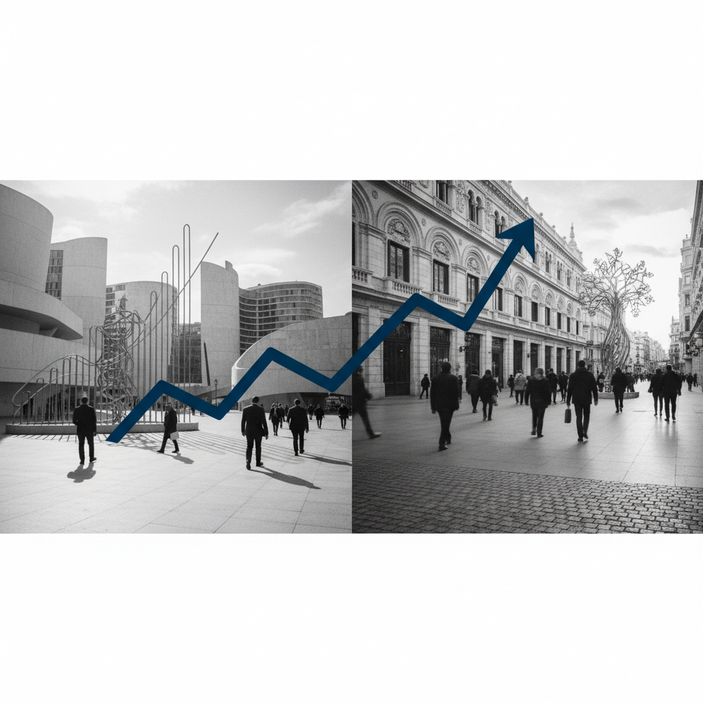 The Economic Performance of Progressive Governance in Brazil and Spain – redaktionell illustration