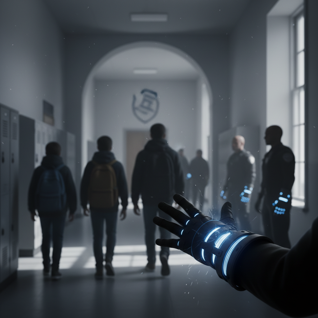 The Growing Debate Over Law Enforcement’s Use of Electric Shock Gloves – redaktionell illustration