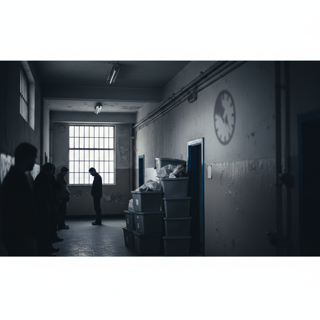 The Human and Systemic Costs of the UK Prison Crisis – redaktionell illustration
