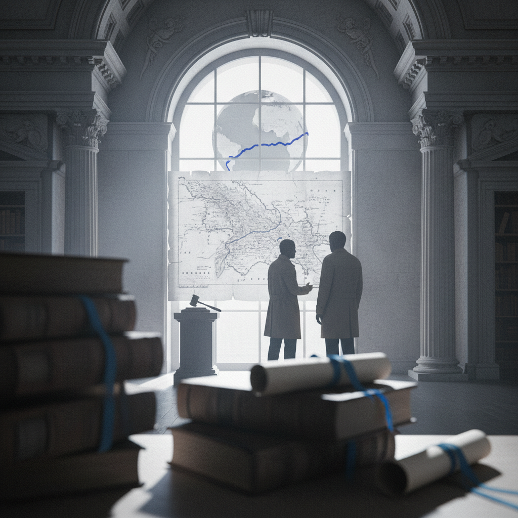 The Impact of Historical Treaties and Wartime Rulings on U.S. Law – redaktionell illustration