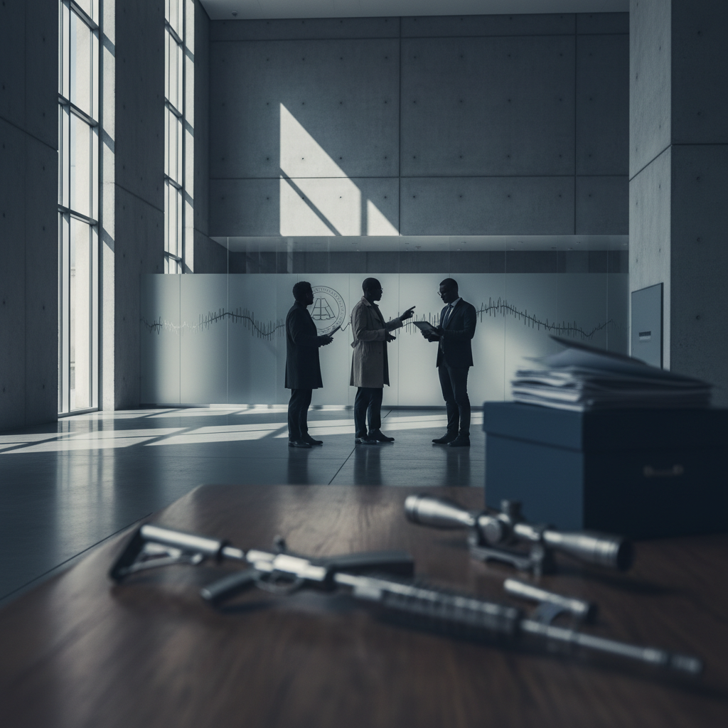 The Legal Boundaries of Firearm Accessories and Registration – redaktionell illustration