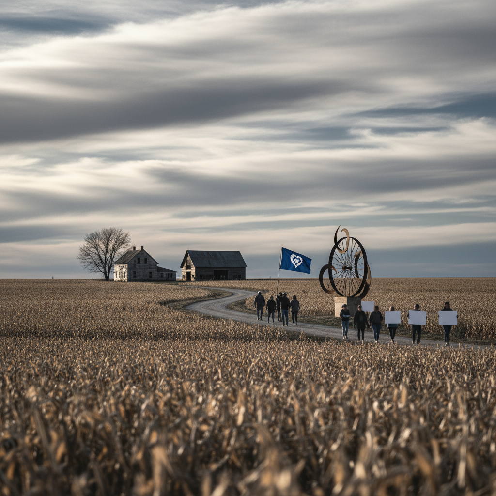 The Rise of MAHA Populism in Iowa’s Farm Country – redaktionell illustration