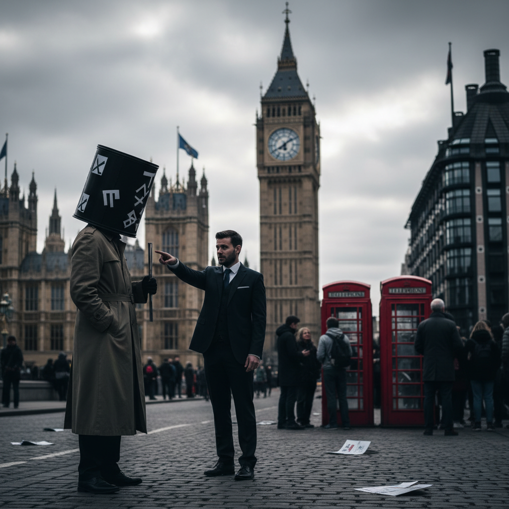 The Role of Satire and Novelty Candidates in British Elections – redaktionell illustration