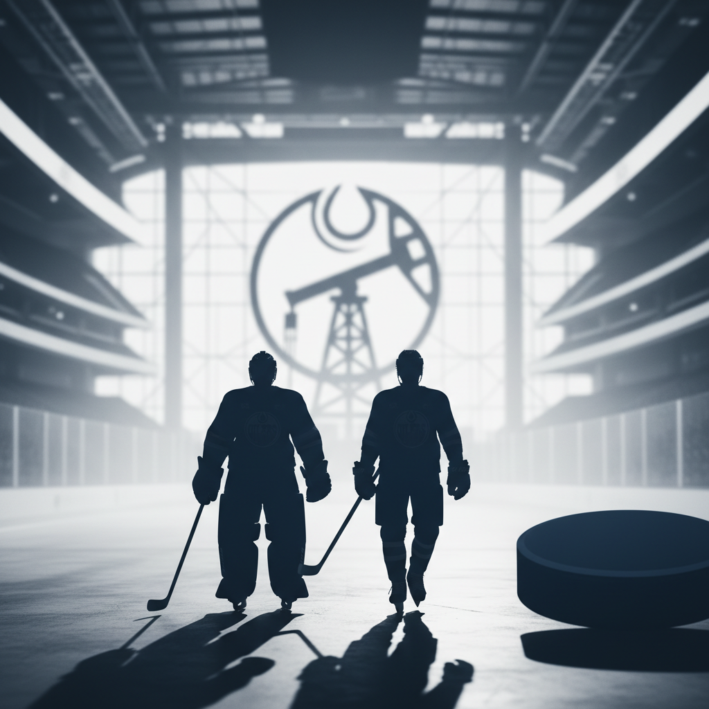 Edmonton Oilers förstärker laget med två nya kontrakt – redaktionell illustration