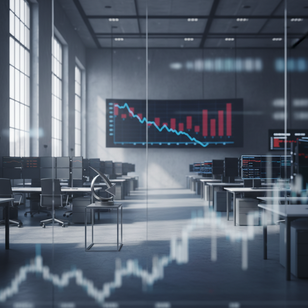 Euron når lägsta nivån på ett år efter ECB-chefs uttalanden och svag ekonomisk data – redaktionell illustration