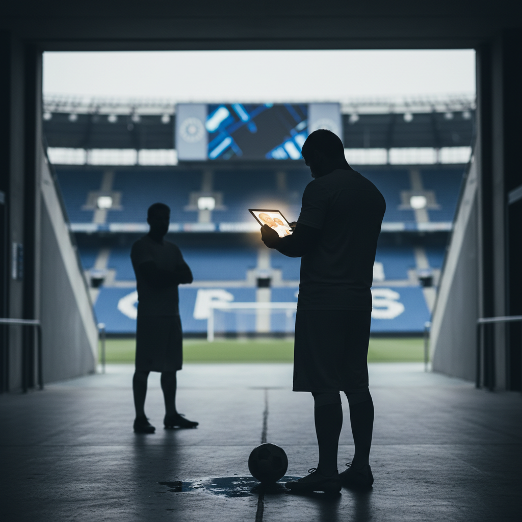 Fotbolls-VM-spelare fattar beslut om familj mitt under turneringen – redaktionell illustration