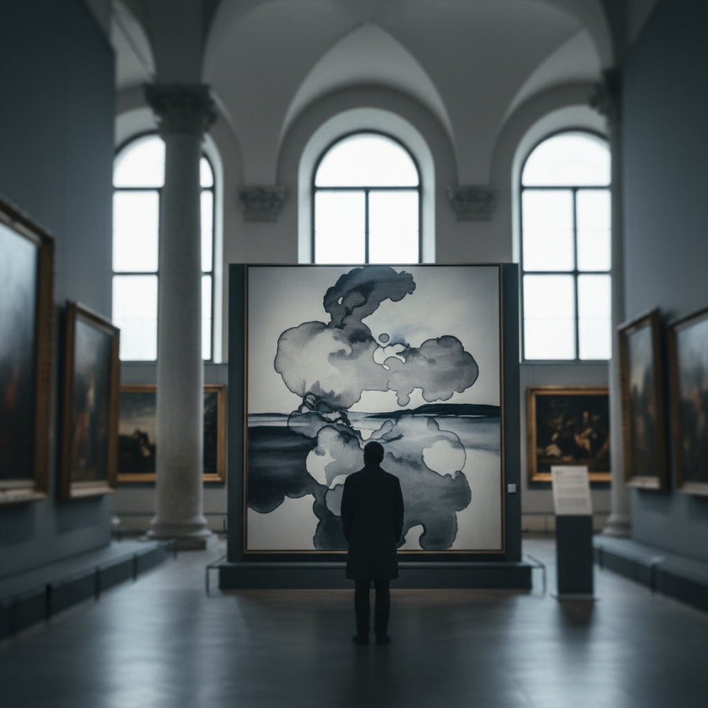 Helen Frankenthalers europeiska influenser lyfts fram i ny utställning i Basel – redaktionell illustration