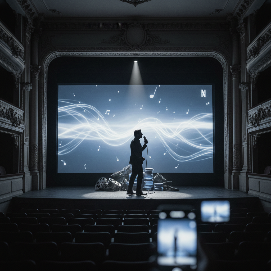 Hugh Jackmans "Song Sung Blue" succé på Netflix – redaktionell illustration