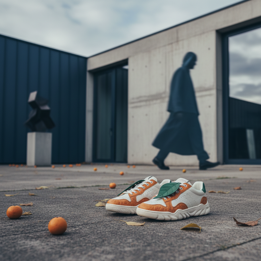 Jacquemus lanserar "Orange Sneaker" med fruktinspirerad design – redaktionell illustration