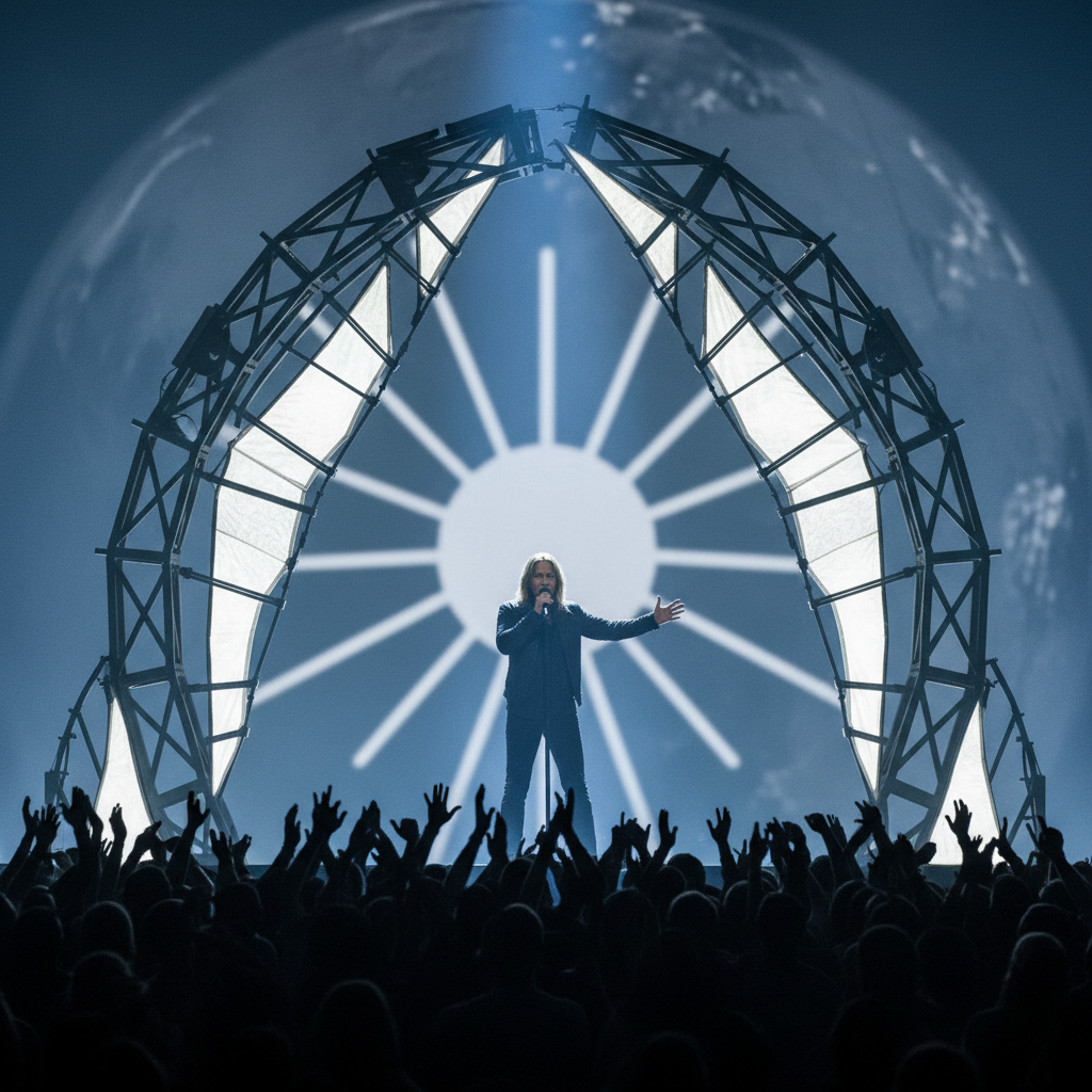 Jon Bon Jovi meddelar full återhämtning efter stämbandsoperation – redaktionell illustration