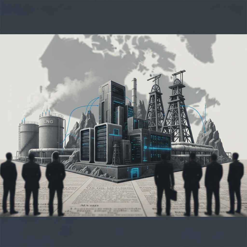 Kanada söker investeringar i datahallar, gruvor och LNG – redaktionell illustration