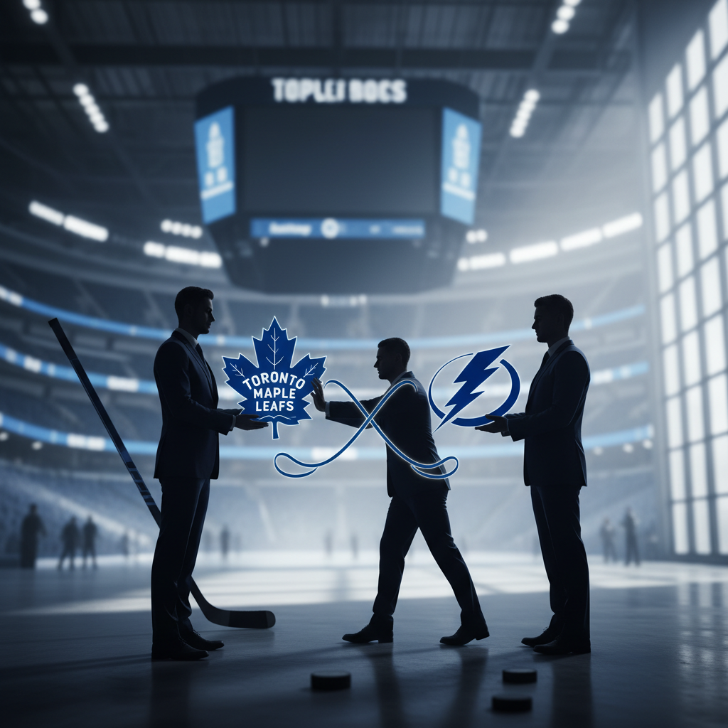 Maple Leafs förvärvar Darren Raddysh i byteshandel – redaktionell illustration