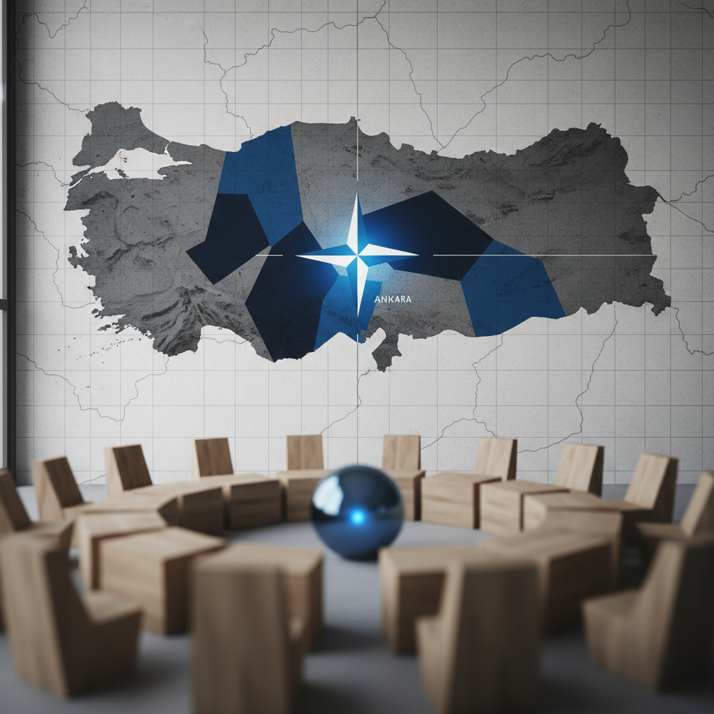 NATO-toppmöte i Ankara fokuserar på alliansens framtid och enighet – redaktionell illustration