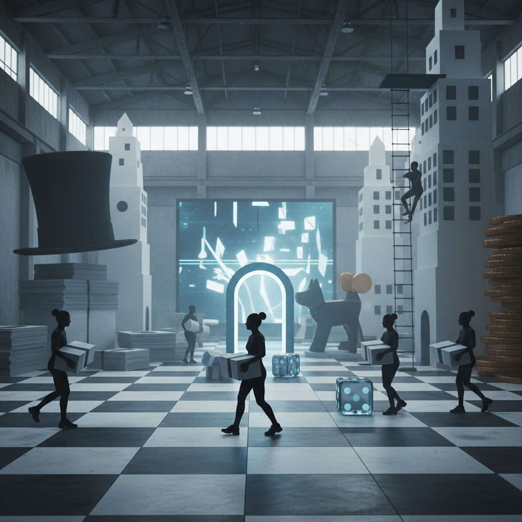 Netflix lanserar "Monopoly" som ny realityserie – redaktionell illustration