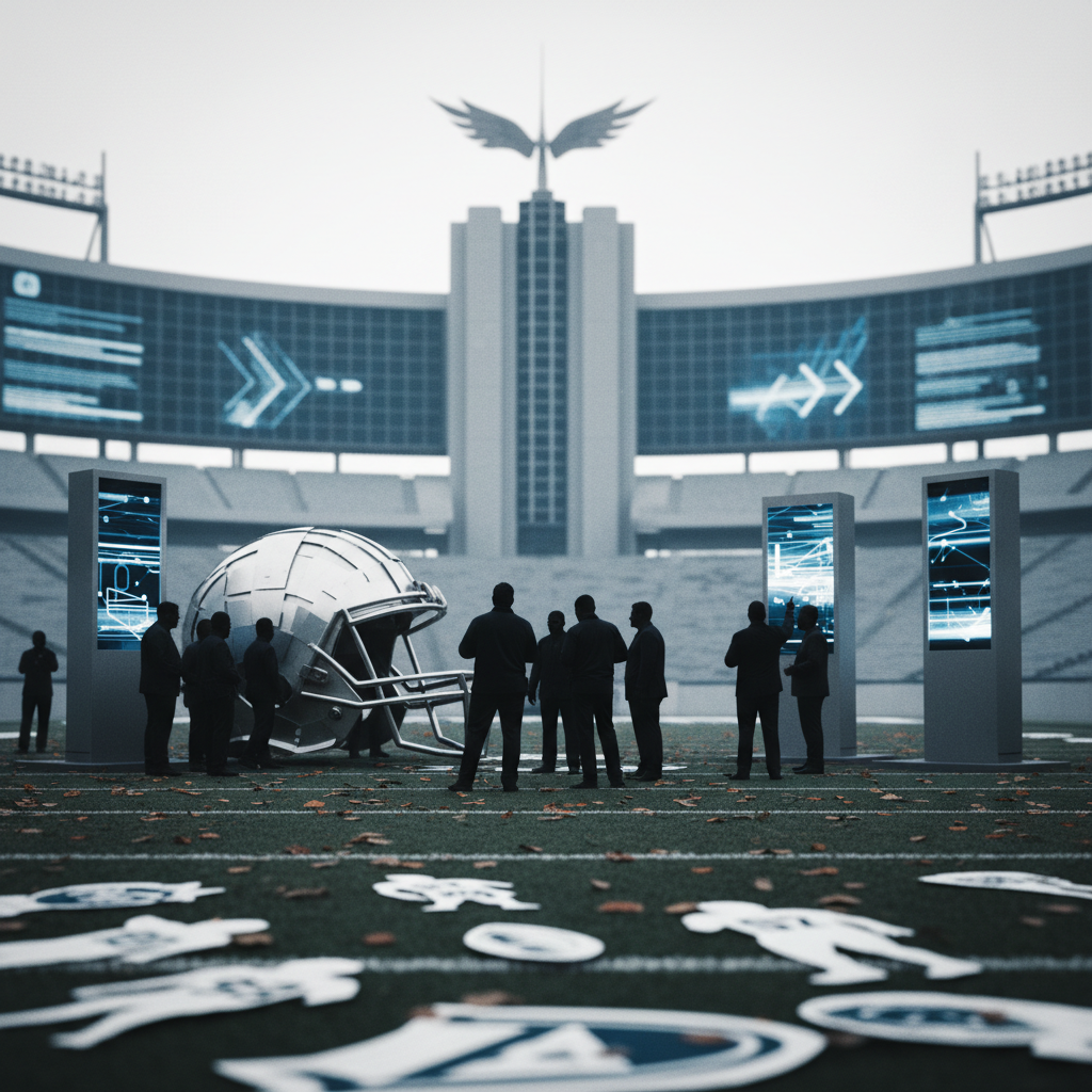 NFL-lagens försäsong utvärderas inför kommande säsong – redaktionell illustration
